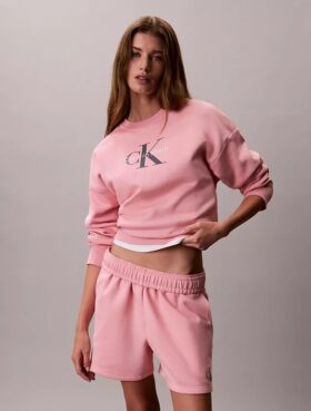 Bluza z polaru Monologo o luźnym kroju