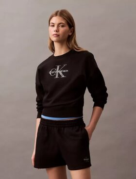 Bluza z polaru Monologo o luźnym kroju
