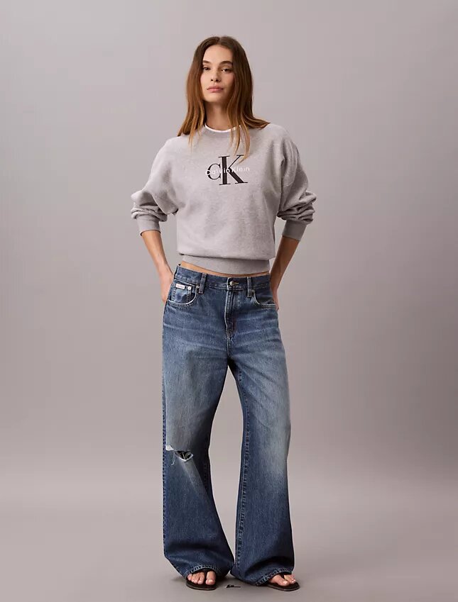 Bluza z polaru Monologo o luźnym kroju Bluza z polaru Monologo o luźnym kroju