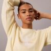 Bluza z polaru Monologo o luźnym kroju Bluza z polaru Monologo o luźnym kroju
