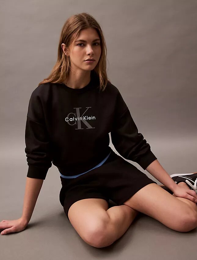 Bluza z polaru Monologo o luźnym kroju Bluza z polaru Monologo o luźnym kroju