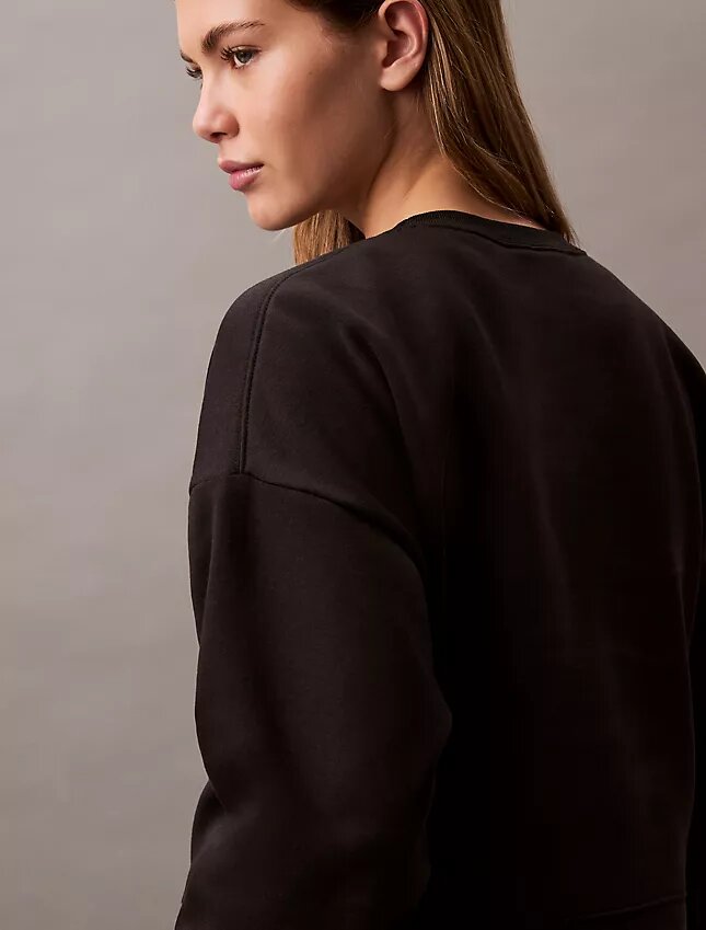 Bluza z polaru Monologo o luźnym kroju Bluza z polaru Monologo o luźnym kroju