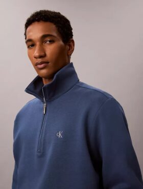 Bluza z polaru z logo Archive i zamkiem 1/4