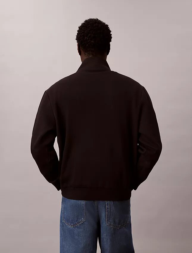 Bluza z polaru z logo Archive i zamkiem 1/4 Bluza z polaru z logo Archive i zamkiem 1/4