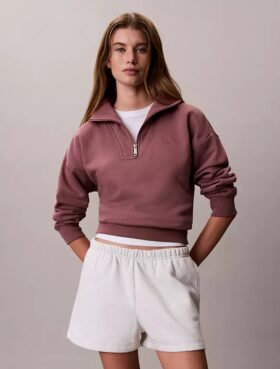 Bluza z polaru z Monogramem i zamkiem 1/4