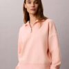 Bluza z polaru z Monogramem i zamkiem 1/4 Bluza z polaru z Monogramem i zamkiem 1/4