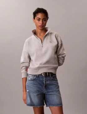 Bluza z polaru z Monogramem i zamkiem 1/4