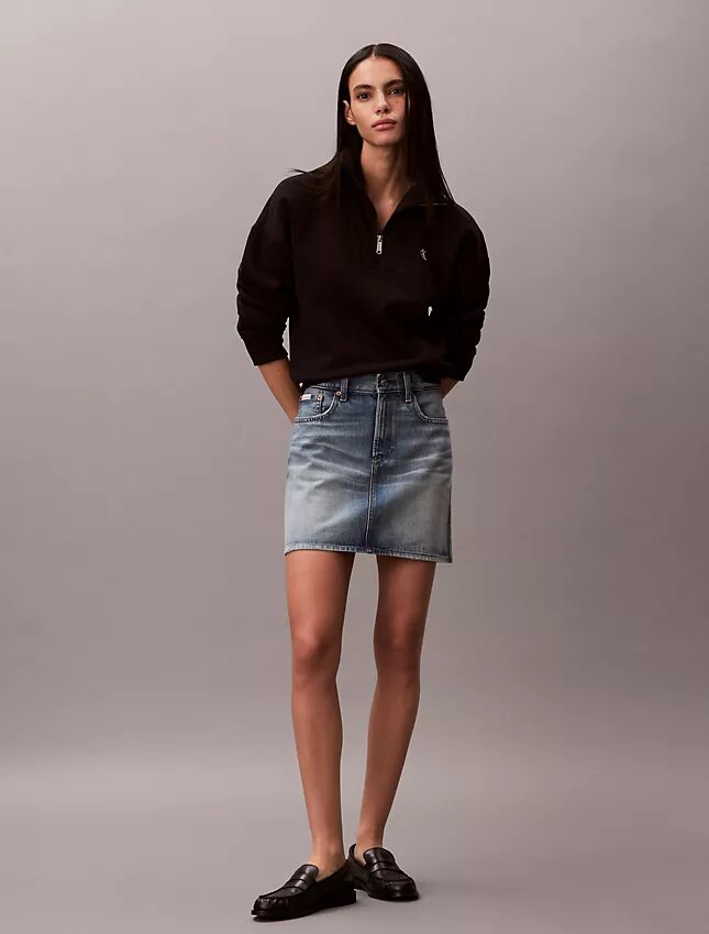 Bluza z polaru z Monogramem i zamkiem 1/4 Bluza z polaru z Monogramem i zamkiem 1/4