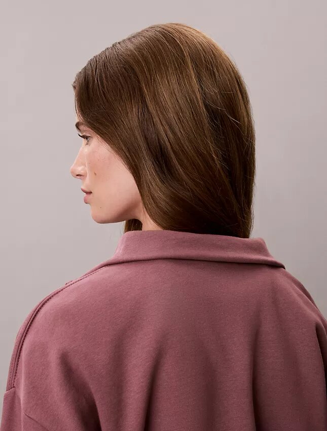 Bluza z polaru z Monogramem i zamkiem 1/4 Bluza z polaru z Monogramem i zamkiem 1/4