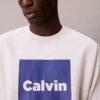 Bluza z polaru z nadrukiem logo i luźnym krojem Bluza z polaru z nadrukiem logo i luźnym krojem