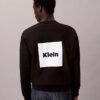 Bluza z polaru z nadrukiem logo i luźnym krojem