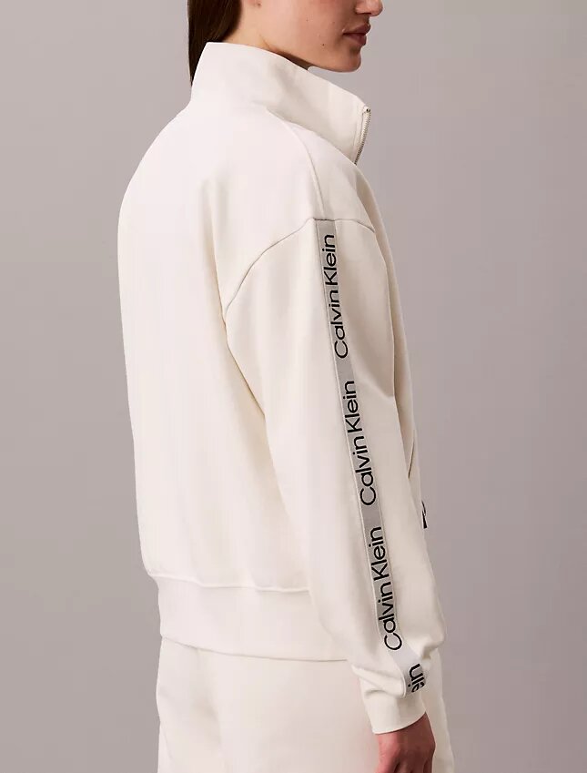 Bluza z zamkiem na całej długości i taśmą z logo Bluza z zamkiem na całej długości i taśmą z logo
