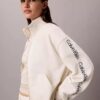 Bluza z zamkiem na całej długości i taśmą z logo Bluza z zamkiem na całej długości i taśmą z logo