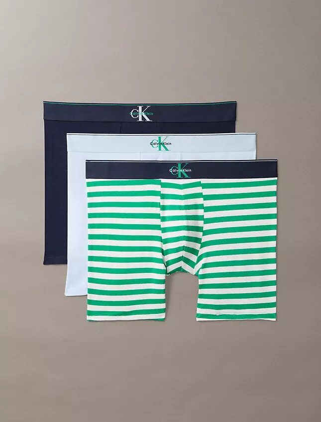 Bokserki z Cotton Stretch z nadrukiem monogramu, pakiet 3 sztuki Bokserki z Cotton Stretch z nadrukiem monogramu, pakiet 3 sztuki