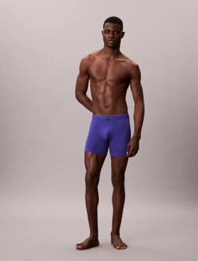 Bokserki z Cotton Stretch z nadrukiem monogramu, pakiet 3 sztuki
