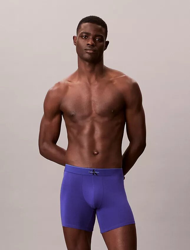 Bokserki z Cotton Stretch z nadrukiem monogramu, pakiet 3 sztuki Bokserki z Cotton Stretch z nadrukiem monogramu, pakiet 3 sztuki