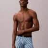 Bokserki z Cotton Stretch z nadrukiem monogramu, pakiet 3 sztuki