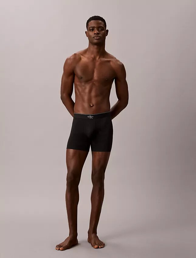 Bokserki z Cotton Stretch z nadrukiem monogramu, pakiet 3 sztuki Bokserki z Cotton Stretch z nadrukiem monogramu, pakiet 3 sztuki