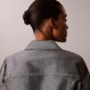 Bomber z błyszczącego denimu Bomber z błyszczącego denimu