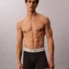Boxerki z elastycznej bawełny Cotton Stretch, opakowanie 3 sztuki Boxerki z elastycznej bawełny Cotton Stretch, opakowanie 3 sztuki