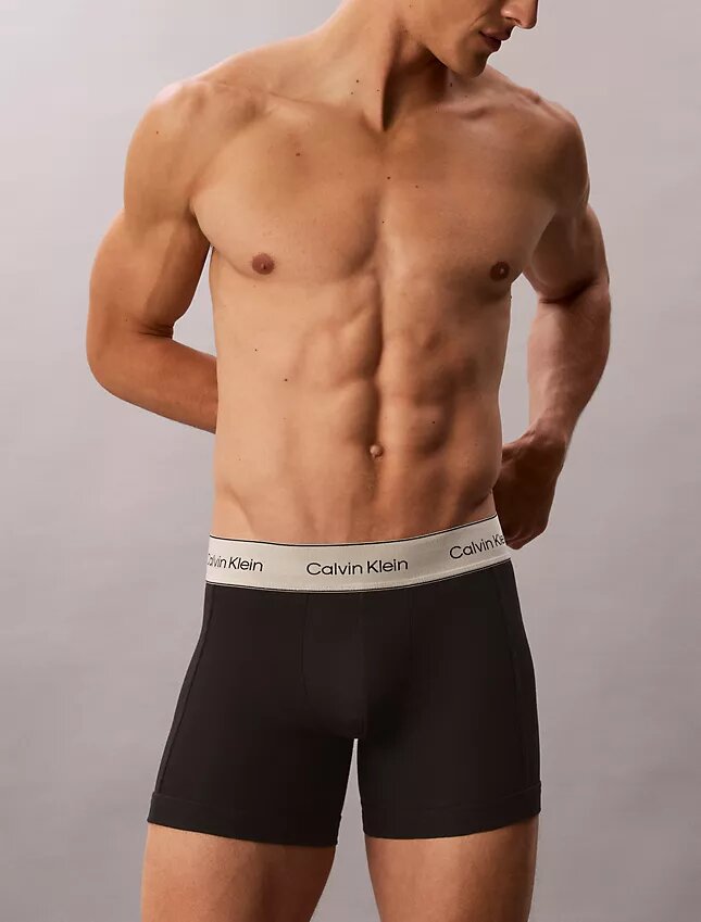 Boxerki z elastycznej bawełny Cotton Stretch, opakowanie 3 sztuki Boxerki z elastycznej bawełny Cotton Stretch, opakowanie 3 sztuki
