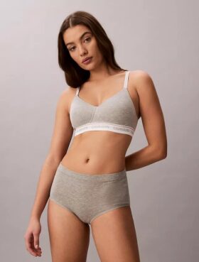 Bralette bez fiszbin z lekką podszewką i logo Archive