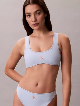 Bralette kąpielowa z graficznym Monogramem