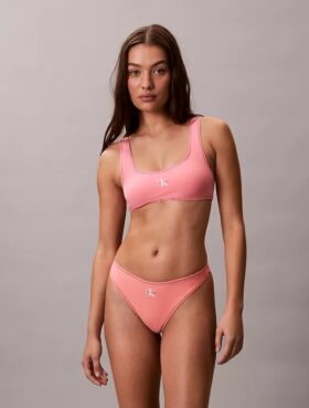 Bralette kąpielowa z graficznym Monogramem