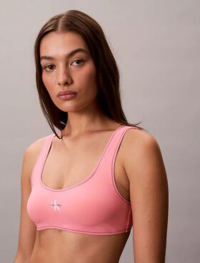 Bralette kąpielowa z graficznym Monogramem