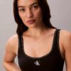 Bralette kąpielowa z graficznym Monogramem