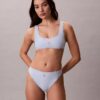 Bralette kąpielowa z graficznym Monogramem