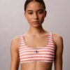 Bralette kąpielowa z graficznym Monogramem