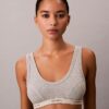 Bralette trójkątna z lekką podszewką, wykonana z Cotton Stretch w stylu retro