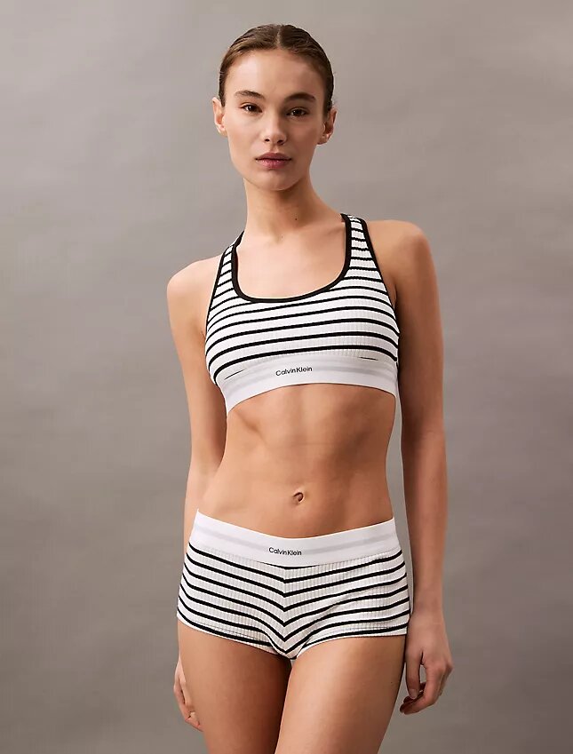 Bralette z bawełny Modal z elastycznym ściągaczem, z lekką podszewką Bralette z bawełny Modal z elastycznym ściągaczem, z lekką podszewką
