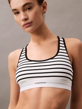 Bralette z bawełny Modal z elastycznym ściągaczem, z lekką podszewką Bralette z bawełny Modal z elastycznym ściągaczem, z lekką podszewką