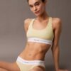 Bralette z bawełny Modal z elastycznym ściągaczem, z lekką podszewką