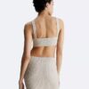 Bralette z dzianiny prążkowanej z mieszanki wełny Bralette z dzianiny prążkowanej z mieszanki wełny