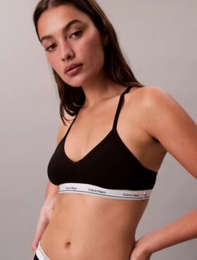 Bralette z lekką wyściółką z mieszanki bawełny i Modal Bralette z lekką wyściółką z mieszanki bawełny i Modal