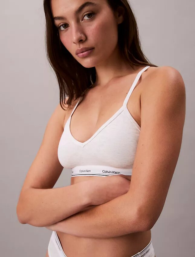 Bralette z lekką wyściółką z mieszanki bawełny i Modal Bralette z lekką wyściółką z mieszanki bawełny i Modal