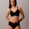 Bralette z mikrofibry z nadrukiem Monogramu, lekko podszyta Bralette z mikrofibry z nadrukiem Monogramu, lekko podszyta