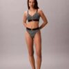 Bralette z mikrofibry z nadrukiem Monogramu, lekko podszyta Bralette z mikrofibry z nadrukiem Monogramu, lekko podszyta