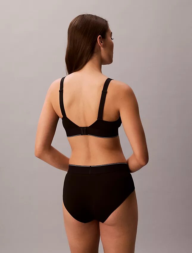 Bralette z mikrofibry z nadrukiem Monogramu, lekko podszyta Bralette z mikrofibry z nadrukiem Monogramu, lekko podszyta