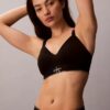Bralette z mikrofibry z nadrukiem Monogramu, lekko podszyta Bralette z mikrofibry z nadrukiem Monogramu, lekko podszyta