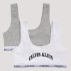 Bralette z nadrukiem łuku – zestaw 2 sztuki