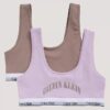 Bralette z nadrukiem łuku – zestaw 2 sztuki