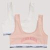 Bralette z nadrukiem łuku – zestaw 2 sztuki Bralette z nadrukiem łuku – zestaw 2 sztuki