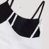 Bralette z prążkowanym logo, zestaw 2 sztuki