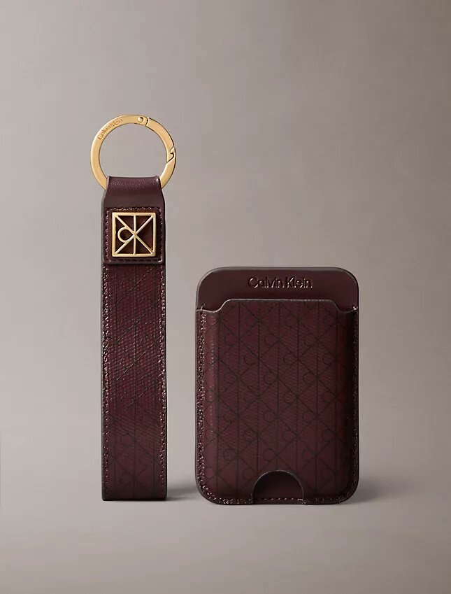 Brelok do kluczy i etui na karty z Monogramem na całej powierzchni Brelok do kluczy i etui na karty z Monogramem na całej powierzchni
