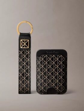 Brelok do kluczy i etui na karty z Monogramem na całej powierzchni