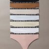 Calvin Klein 1996 Cotton Stretch Thong, 7 sztuk